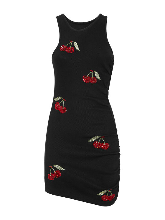 PHILIPP PLEIN PHILIPP PLEIN Sukienka wieczorowa 24207 Czarny Fitted Fit