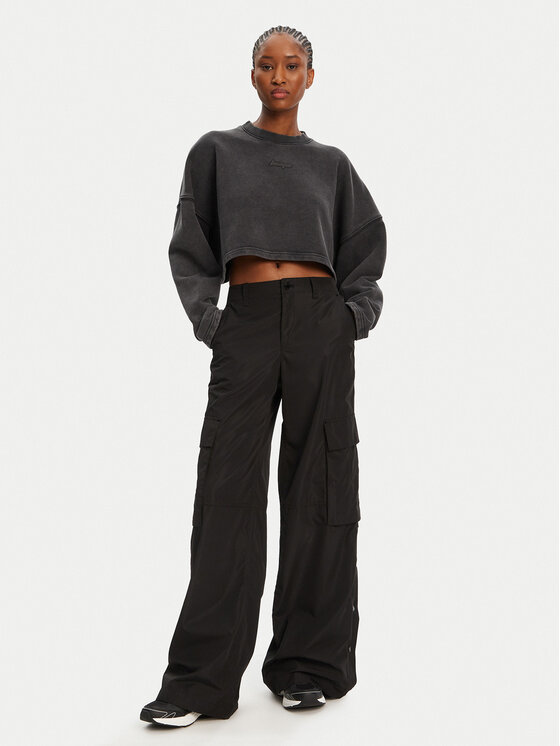 HUGO HUGO Bluza Derissa_B 50545035 Czarny Relaxed Fit