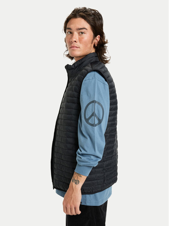 Quiksilver Quiksilver Veste Scaly Sleeveless EQYJK04191 Melns Regular Fit