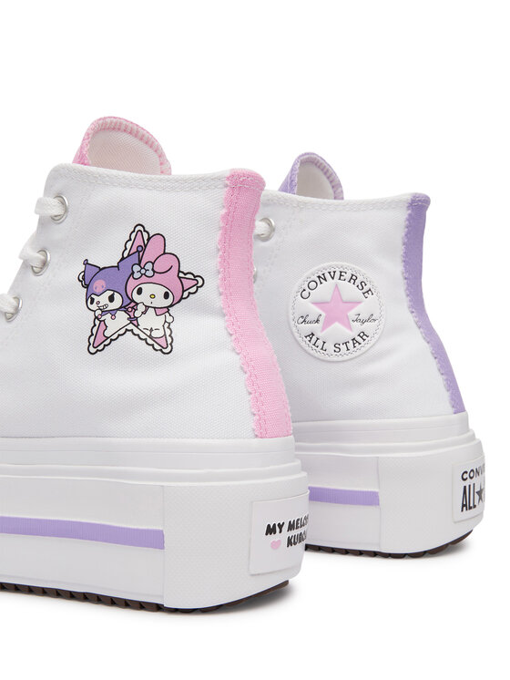 Converse Converse Plátěnky Chuck Taylor All Star Lift Double Stack A21835C Bílá