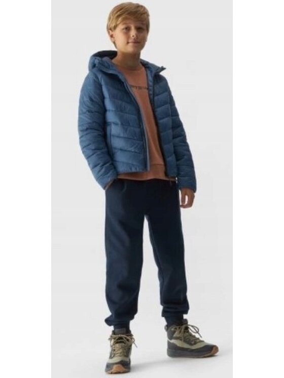 4F 4F Giubbotto piumino 4FJWAW24TDJAM460-32S Blu scuro Regular Fit