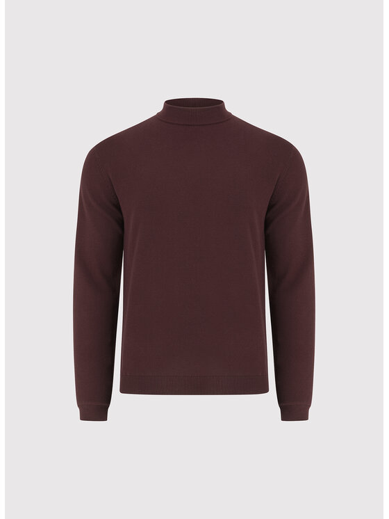 Pako Lorente Pako Lorente Sweter P26WN-2X-009 Brązowy Slim Fit