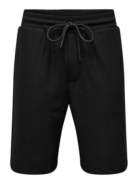 Only & Sons Stoffshorts 22025037 Schwarz Loose Fit | Modivo.de