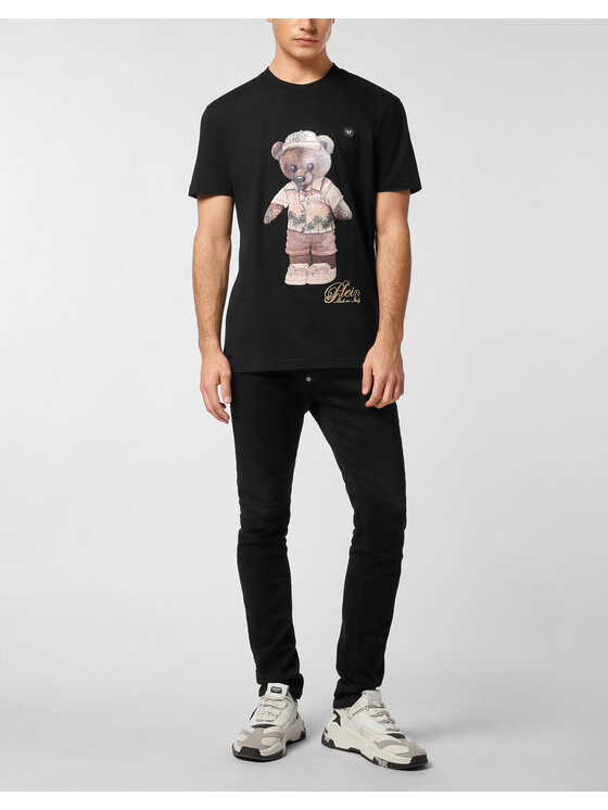 PHILIPP PLEIN PHILIPP PLEIN T-Shirt 27139 Czarny Regular Fit