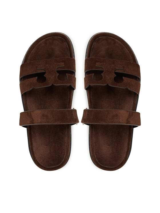 Tory Burch Tory Burch Natikači Ines Sport Slide 163481 Rjava