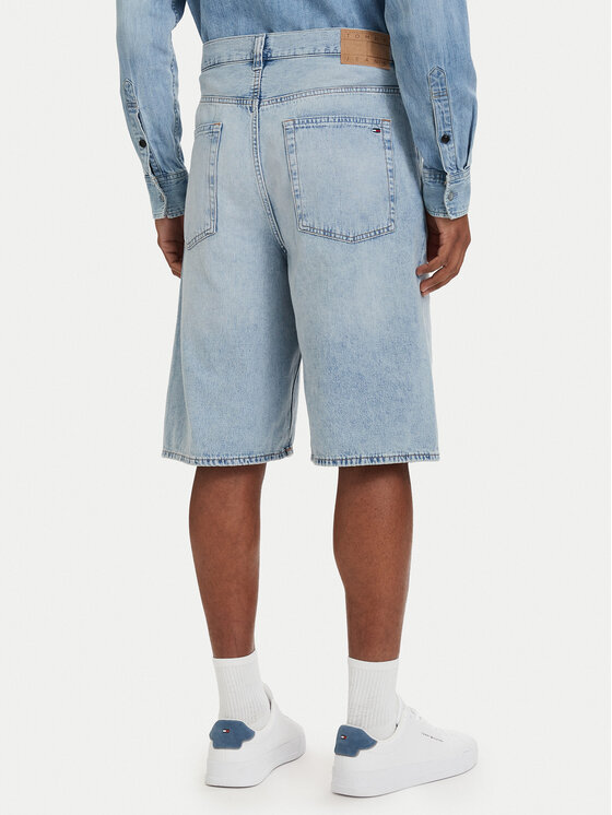 Tommy Jeans Tommy Jeans Дънкови шорти Theo DM0DM23007 Светлосин Loose Fit