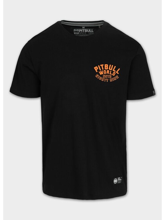 PITBULL PITBULL T-Shirt Koszulka męska GUARDIAN ANGEL XL Czarny Regular Fit