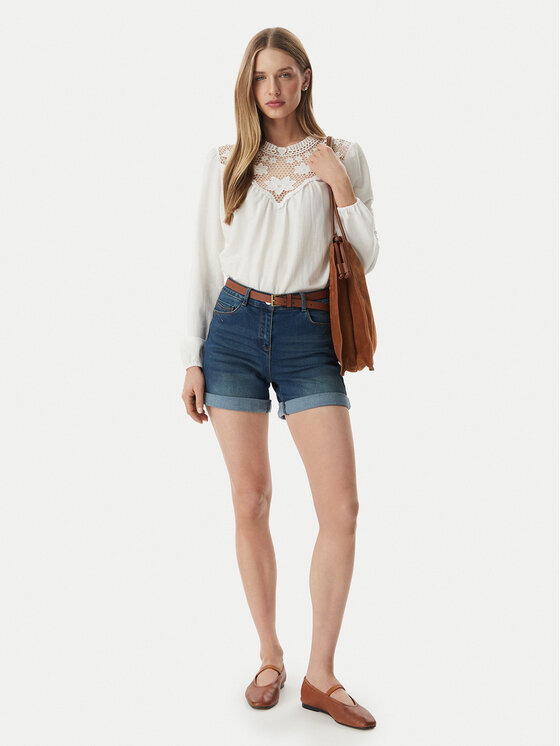 Morgan Morgan Jeansshorts 241-SHAKU Blau Regular Fit