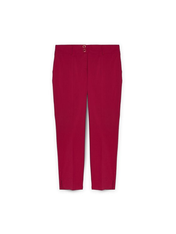 Fiorella Rubino Fiorella Rubino Spodnie materiałowe P114T004803N019 Bordowy Slim Fit