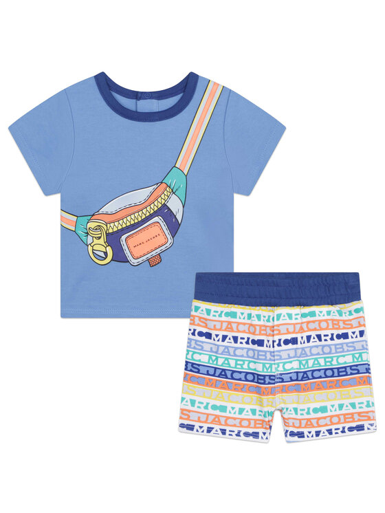 Marc Jacobs Marc Jacobs Sada T-shirt a šortky W98162 Modrá Regular Fit