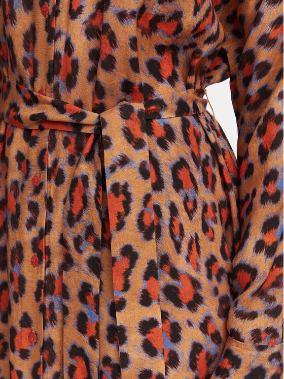 LOLA CASADEMUNT LOLA CASADEMUNT Haljina košulja MS2616017 Smeđa Regular Fit