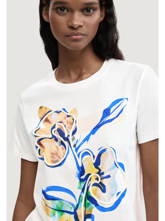 Desigual Desigual T-Shirt TS_ZURICH Weiß Casual Fit