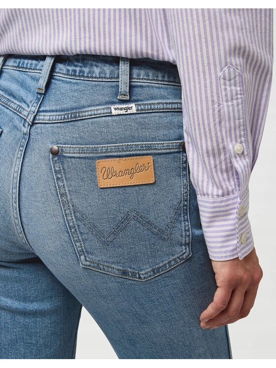 Wrangler Wrangler Jeansy Straight 658 Niebieski Straight Fit