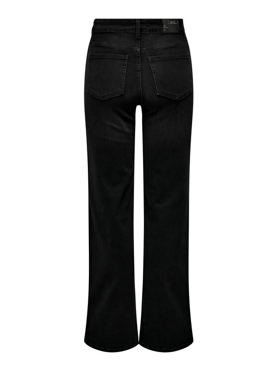 ONLY ONLY Τζιν 15299796 Μαύρο Wide Leg