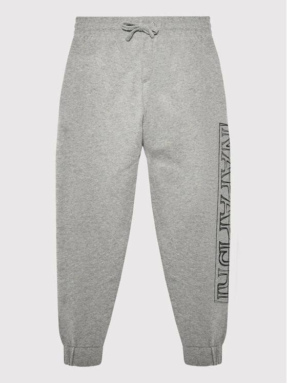 Napapijri Napapijri Spodnji del trenirke Maobab NP0A4FZ4 S Siva Regular Fit