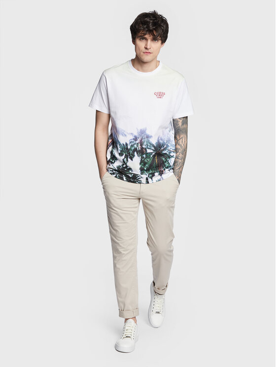 T-shirt Palms M3GI12 I3Z14 Multicolore Regular Fit...