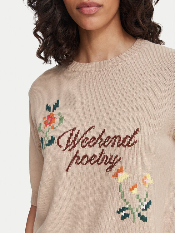 Weekend Max Mara Weekend Max Mara Светр Fiacre 2625366191 Бежевий Regular Fit