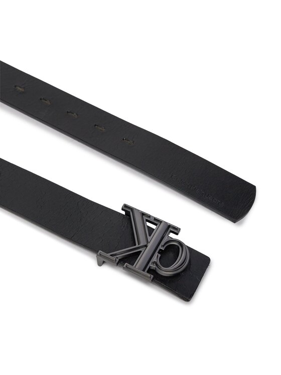 Calvin Klein Jeans Calvin Klein Jeans Moški pas Gift Prong Harness Lthr Belt35Mm K50K511516 Črna