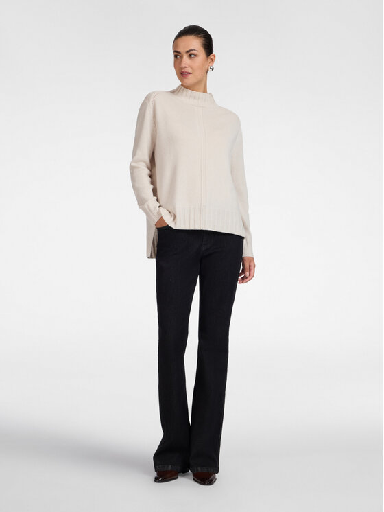 Elena Mirò Elena Mirò Sweter M098Z000863N002 Kremowy Regular Fit