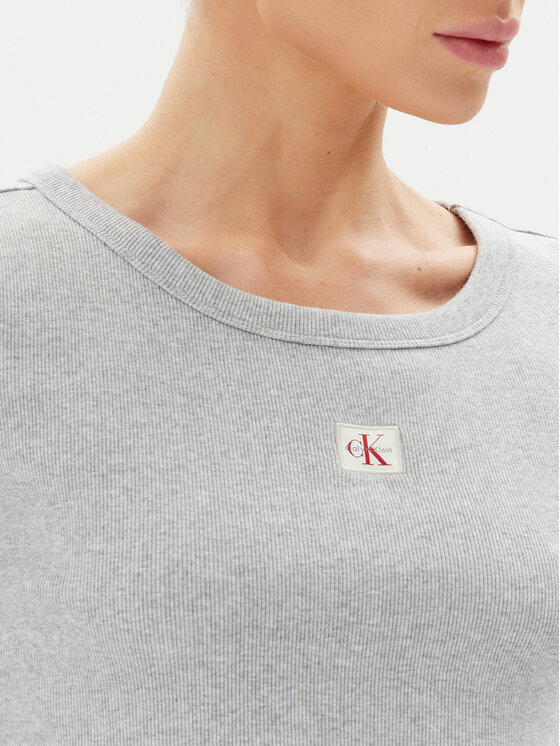 Calvin Klein Jeans Calvin Klein Jeans Póló LV047C200G Szürke Slim Fit