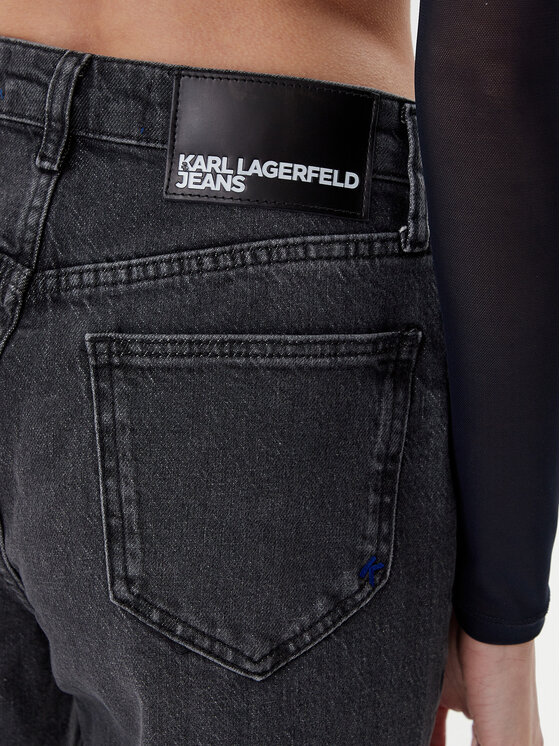 Karl Lagerfeld Jeans Karl Lagerfeld Jeans Blugi A1W10029 Gri Straight Fit