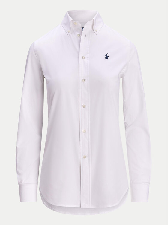 Polo Ralph Lauren Polo Ralph Lauren Särk 211941509002 Valge Slim Fit