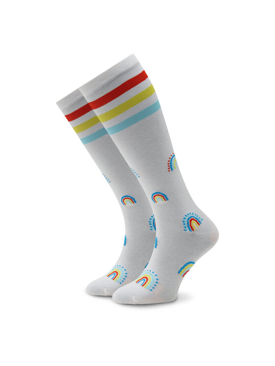 Set di 2 paia di calzini lunghi unisex Rainbow