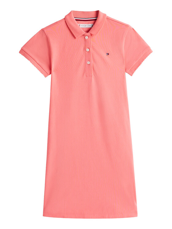 Tommy Hilfiger Tommy Hilfiger Ikdienas kleita KG0KG08564 Gaiši rozā Regular Fit