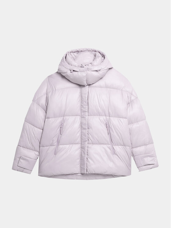 4F 4F Зимно яке 4FAW23TDJAF231 Виолетов Regular Fit