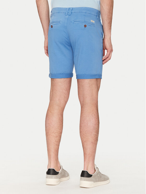 Blend Blend Kratke hlače iz tkanine 20717939 Modra Regular Fit