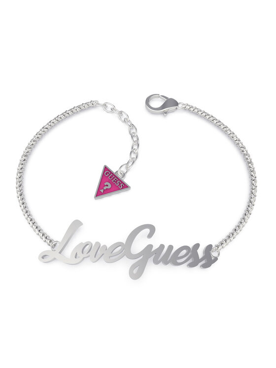 Guess Guess Náramok UBB70057-S Strieborná