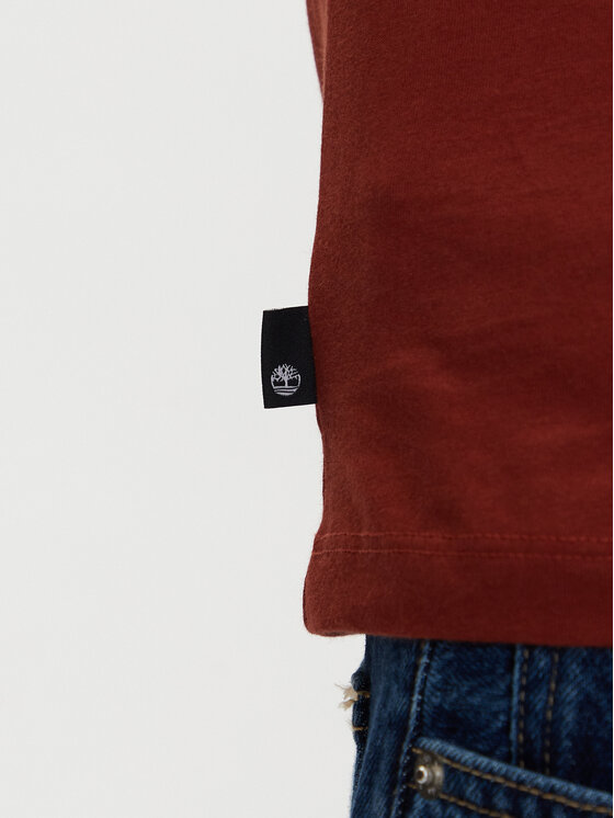 Timberland Timberland T-Shirt TB0A5UPQ Czerwony Regular Fit