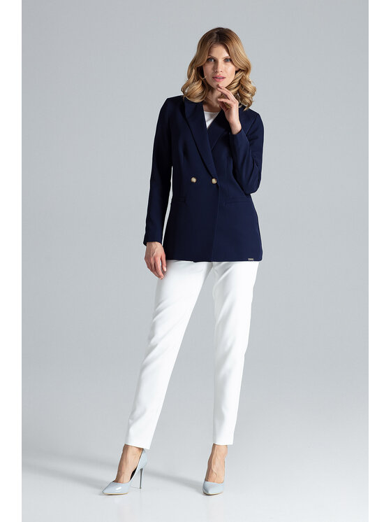 FIGL FIGL Sako M642 Modrá Regular Fit