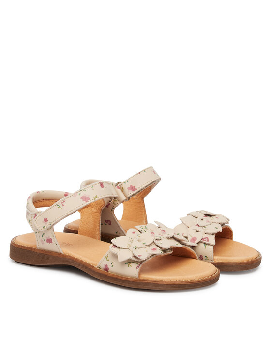 Froddo Froddo Sandały Lorine Flowers G3150251-43 S Beżowy