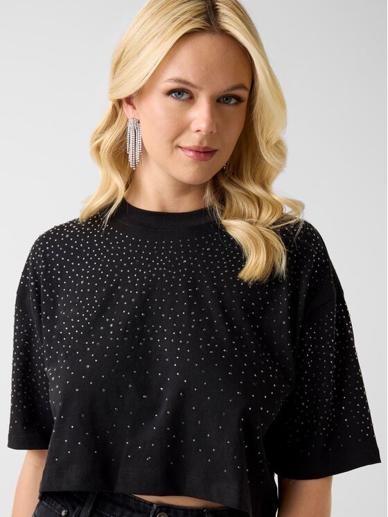Guess Guess T-Shirt 182455 Černá Classic Fit