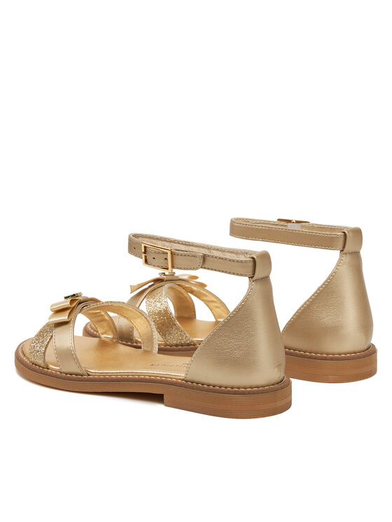 Tommy Hilfiger Tommy Hilfiger Sandały Sandal T4A2-33943-0572 S Złoty