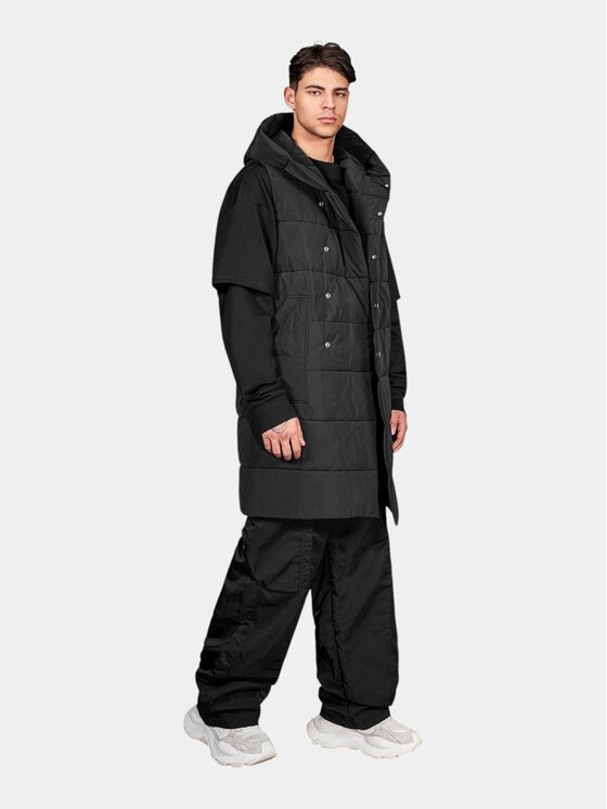 MADE BY SOCIETY MADE BY SOCIETY Kurtka anorak Noir Calm - V16831 Czarny Basic Fit