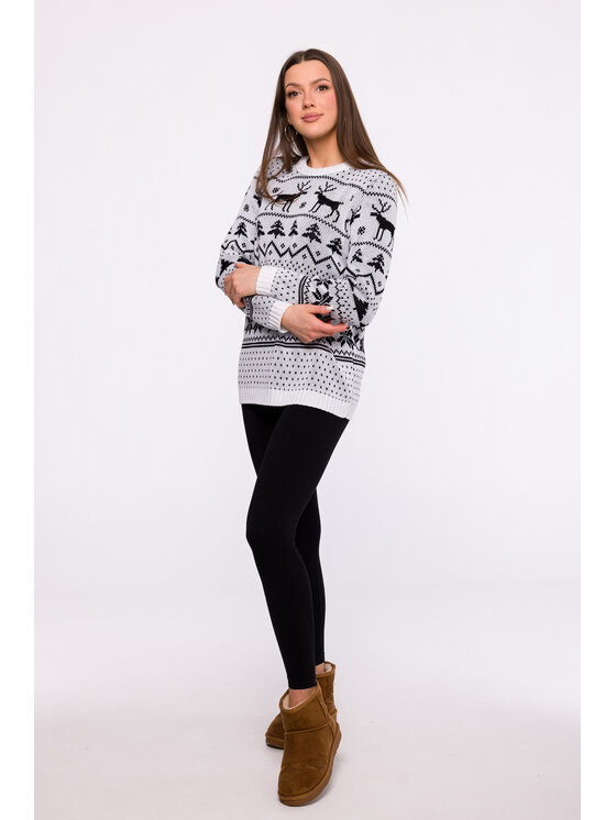 Made of Emotion Made of Emotion Maglione MXS09 Bianco Comfort Fit