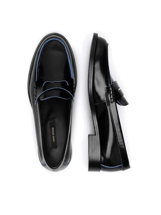 GINO ROSSI Gino Rossi Mokasíny MONEY-E25-25420 Černá