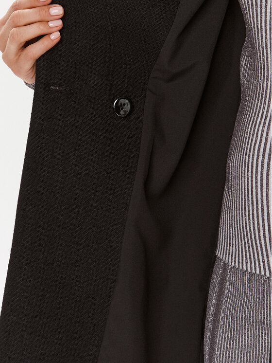 Liu Jo Liu Jo Płaszcz przejściowy CF3248 T3575 Czarny Regular Fit