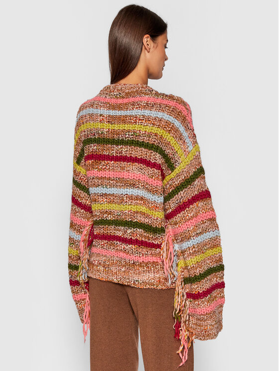 Maglione 3M8392 Multicolore Relaxed Fit