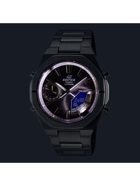 Casio Casio Zegarek ECB-S10D-2AEF Srebrny