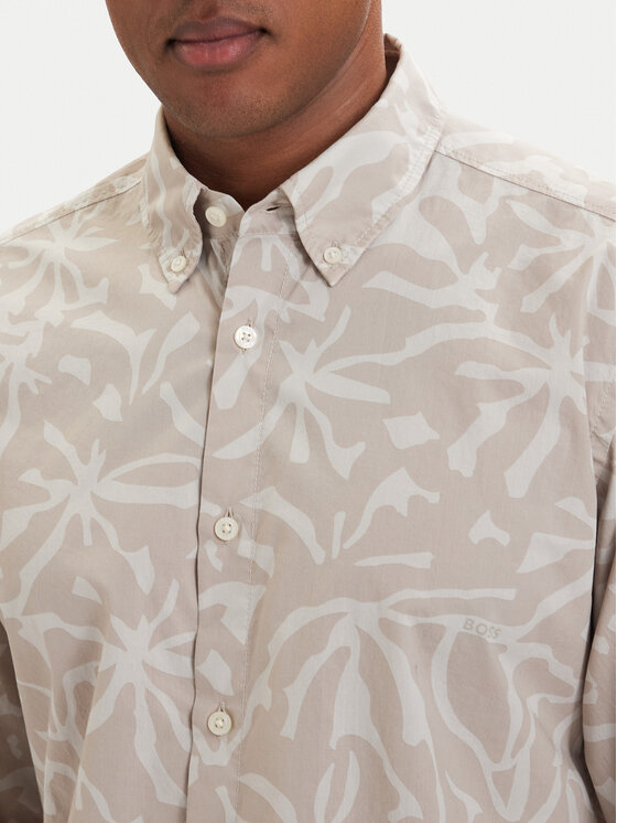 BOSS BOSS Krekls Ricoplus 50561608 Pelēks Regular Fit