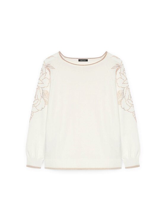 Fiorella Rubino Fiorella Rubino Cardigan M075L007913N011 Bianco Regular Fit
