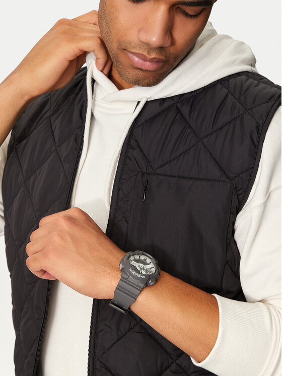 G-Shock G-Shock Zegarek Hidden Glow GA-110HD-8AER Szary