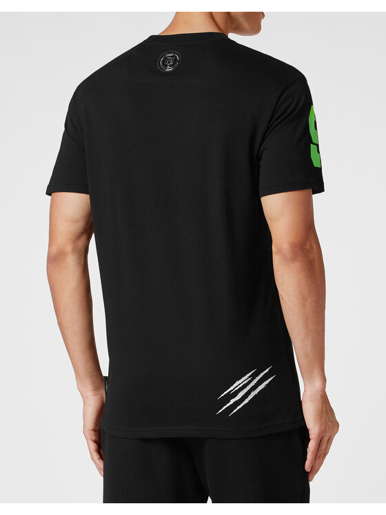 Plein Sport Plein Sport T-Shirt 1085 Czarny Regular Fit