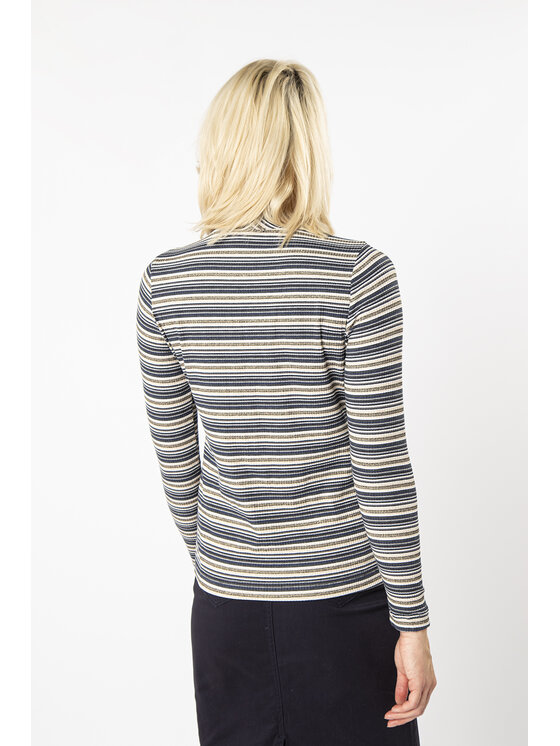 QUIOSQUE QUIOSQUE Halenka TRACK BLOUSE Modrá Regular Fit