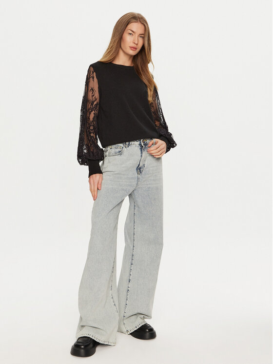 ViCOLO ViCOLO Kampsun 77064S Must Regular Fit