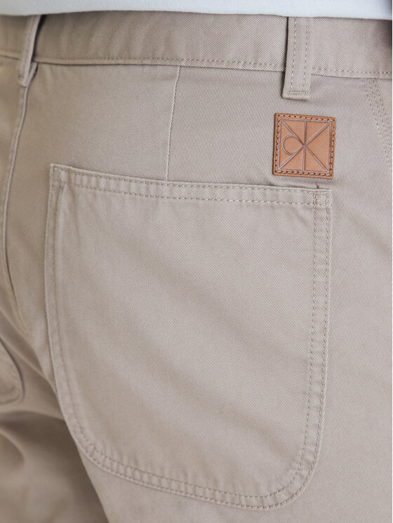 Calvin Klein Jeans Calvin Klein Jeans Riidest šortsid 90s LV04RD603G Beež Baggy Fit