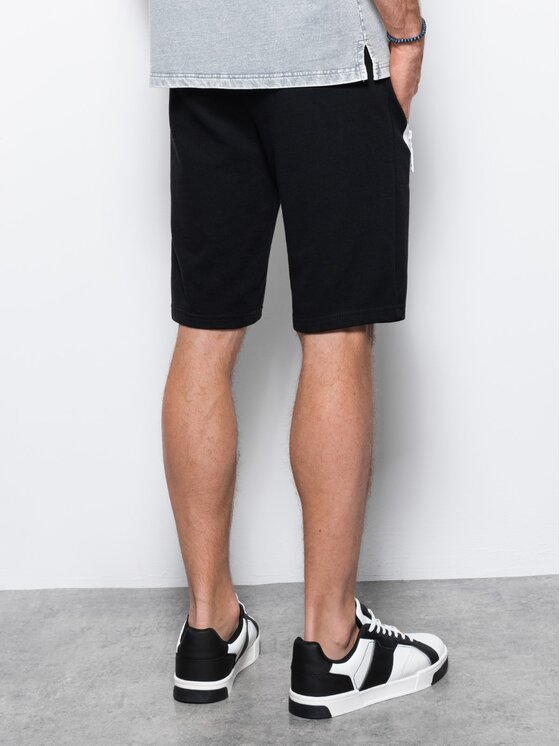 Ombre Ombre Sportovní kraťasy W239 Černá Regular Fit